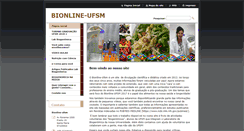 Desktop Screenshot of bionline-ufsm.com